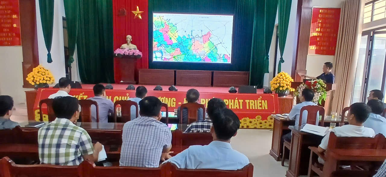 Ngọc Lâm tổ chức hội nghị xin ý kiến về đồ án quy hoạch chung xã đến năm 2050
