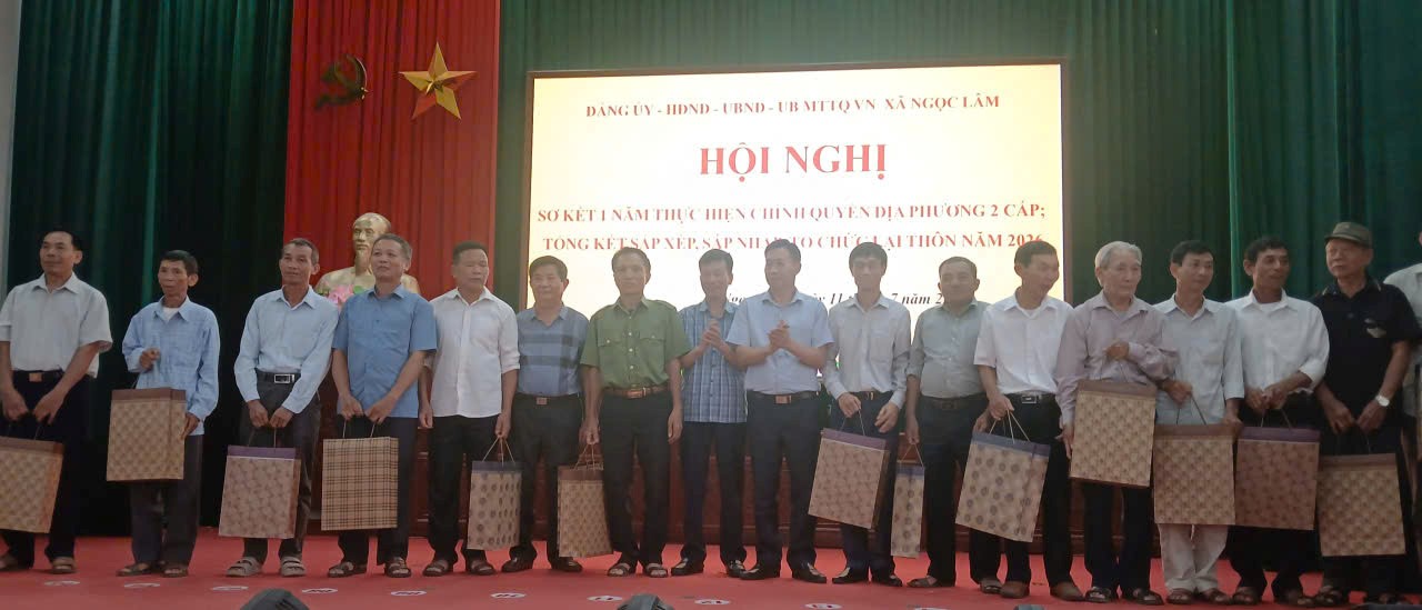Đảng ủy, HĐND, UBND, UBMTTQVN xã sơ kết 1 năm vận hành theo mô hình chính quyền địa phương 2 cấp; Tổng kết công tác sắp xếp sát nhập thôn năm 2026
