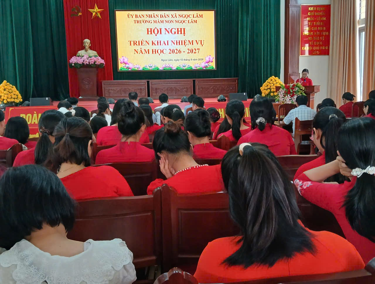 Trường Mầm non Ngọc Lâm triển khai nhiệm vụ năm học 2026 - 2027