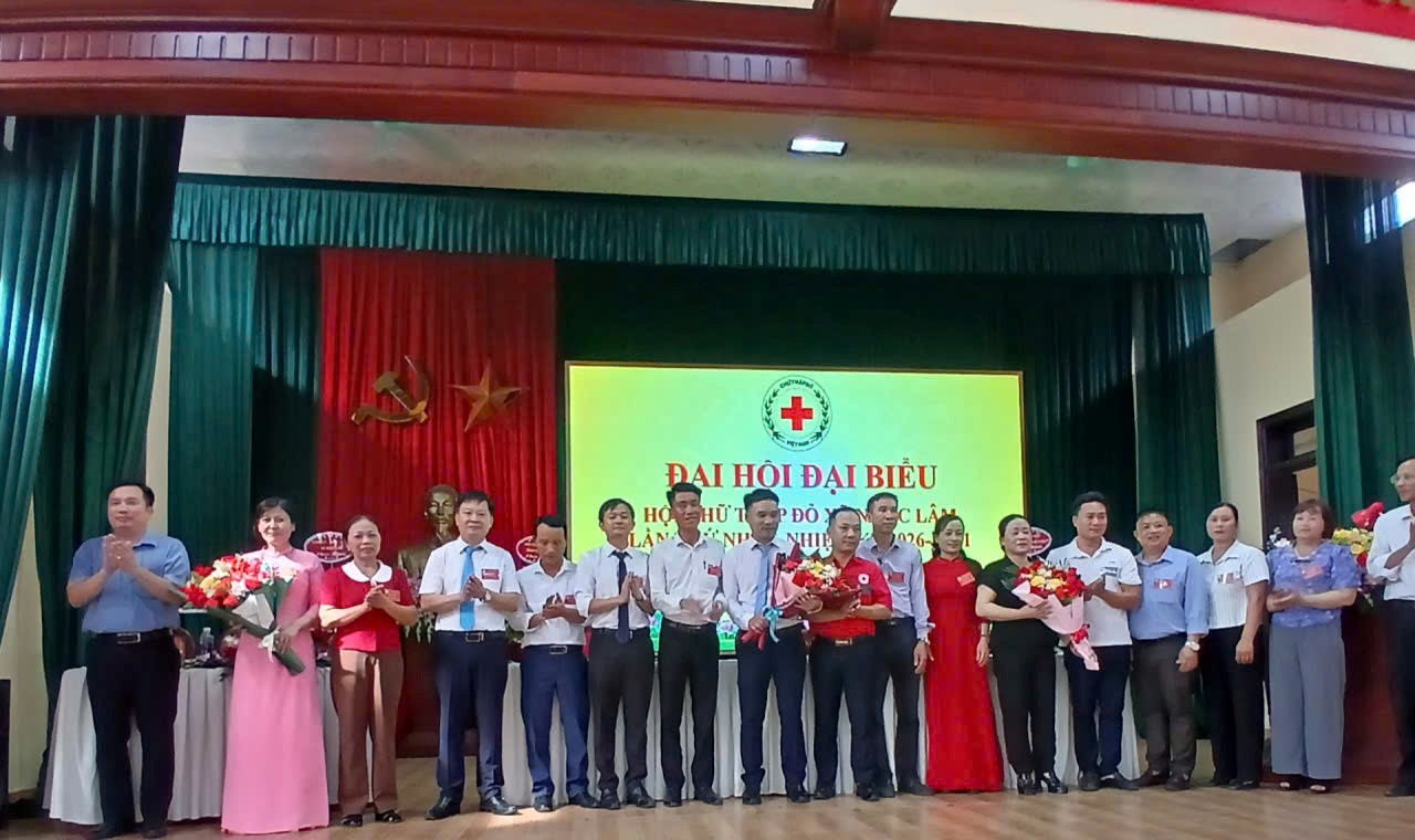 Đại Hội Đại biểu Hội chữ Thập đỏ xã Ngọc Lâm lần thứ nhất nhiệm kỳ 2026 - 2031