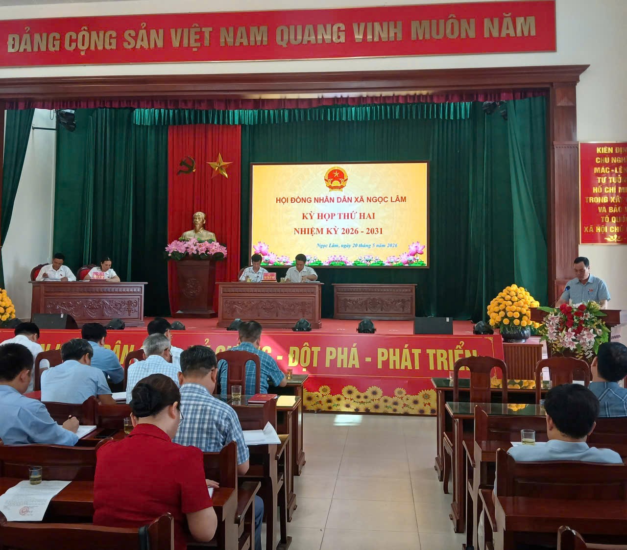 Kỳ họp thứ hai của Hội đồng nhân dân xã Ngọc Lâm, nhiệm kỳ 2026 – 2031