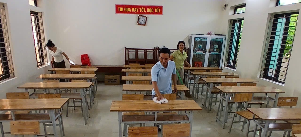 Trường tiểu học Ngọc Lâm sẵn sàng cho năm học mới