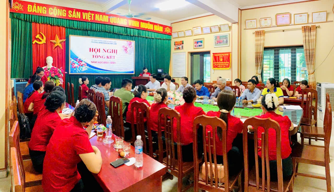 Trường mầm non Quỳnh Lâm tổng kết năm học 2025-2026