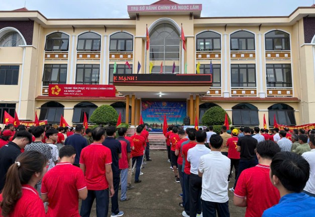Xã Ngọc Lâm hưởng ứng chương trình đi bộ “Cùng Việt Nam tiến bước” năm 2026