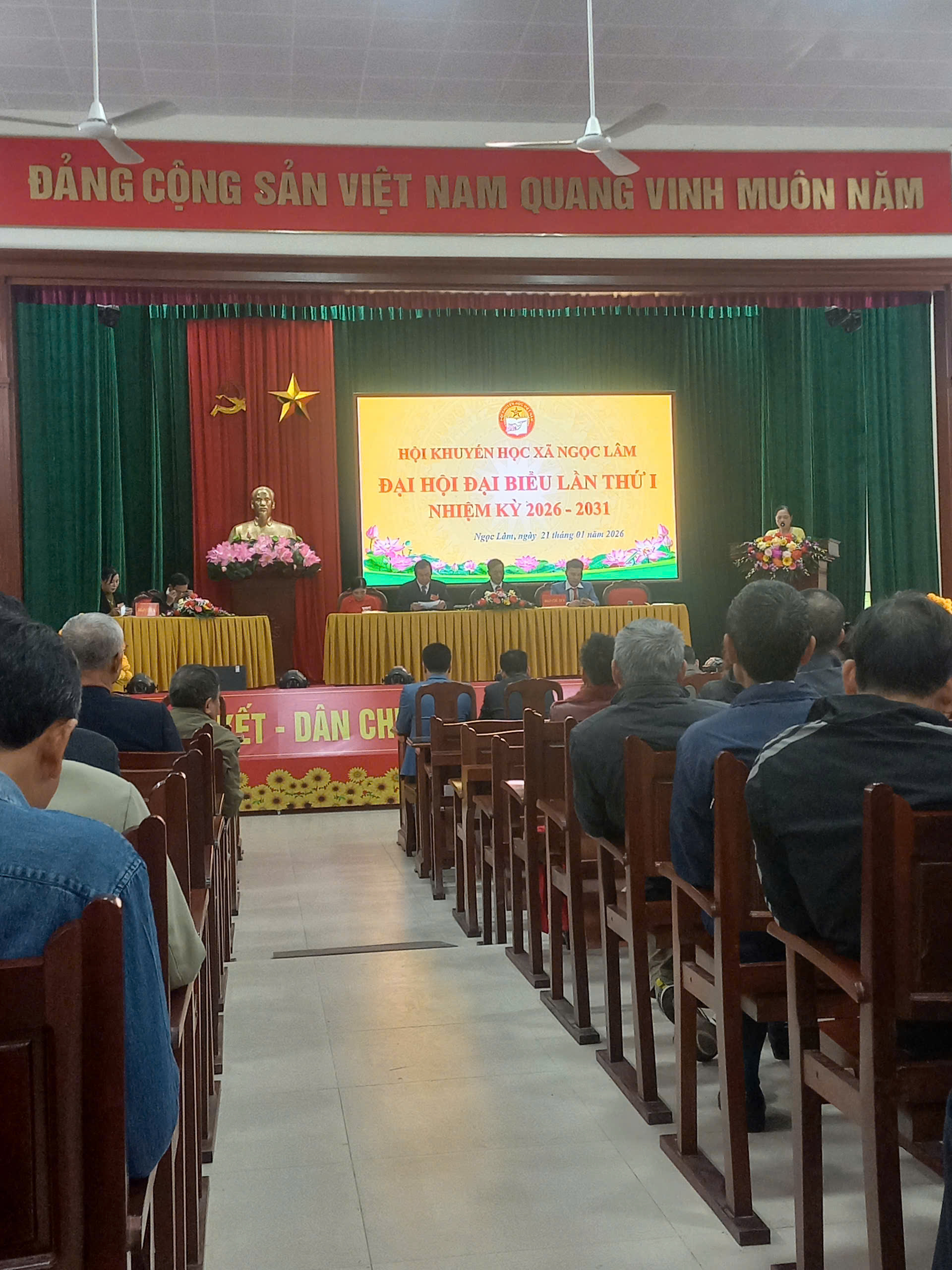 Hội Khuyến học xã Ngọc Lâm tổ chức đại hội lần thứ nhất nhiệm kì 2026-2031